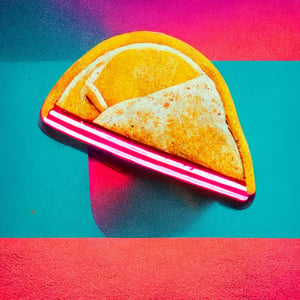 AI Art Taco Flatlays 3