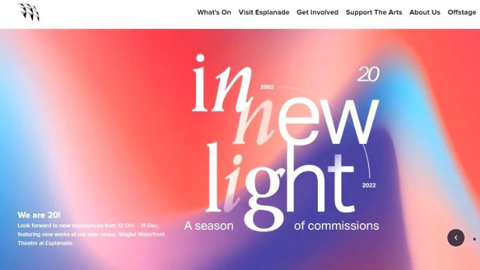 Esplanade partnered with GrowthOps Asia in website revamp ahead of 20th anniversary